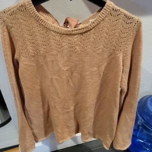 LC Lauren Conrad Women's Camel Sweater
